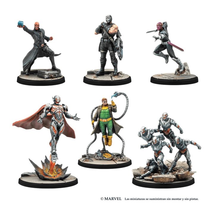 Asmodee Jogo de tabuleiro Marvel Crisis Protocol caixa inicial os…