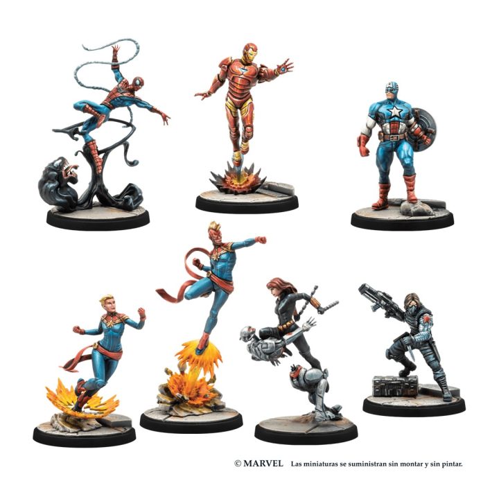 Asmodee Marvel Crisis Protocol Board Game Starter Set Earth's…
