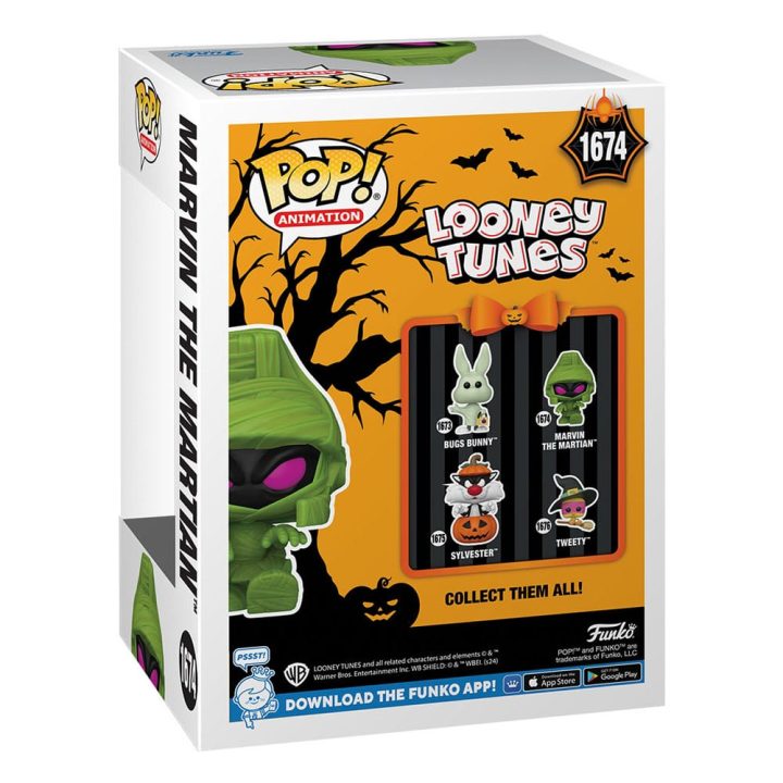 Funko Pop! Looney Tunes Marvin the Martian Mummy Halloween