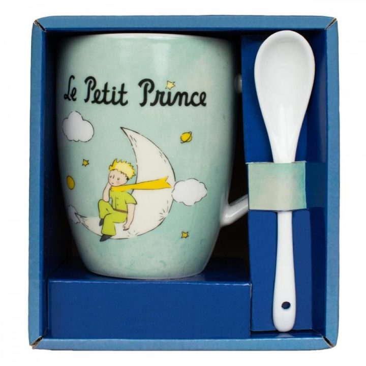 Caneca com colher Enesco O Principezinho na Lua (525839)