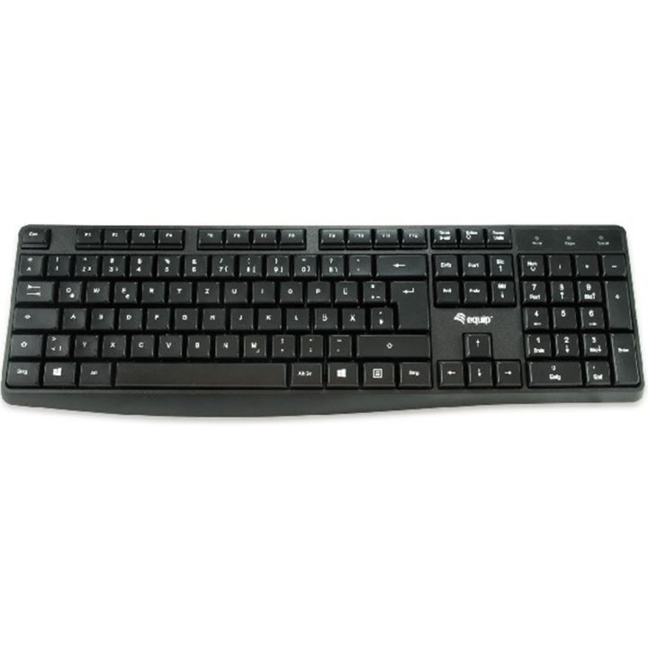 Equip 245211 teclado Escritório USB QWERTY Español Preto