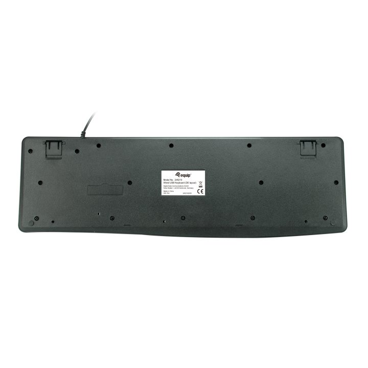Equip 245211 Full-Size Office Keyboard USB QWERTY Spanish Black
