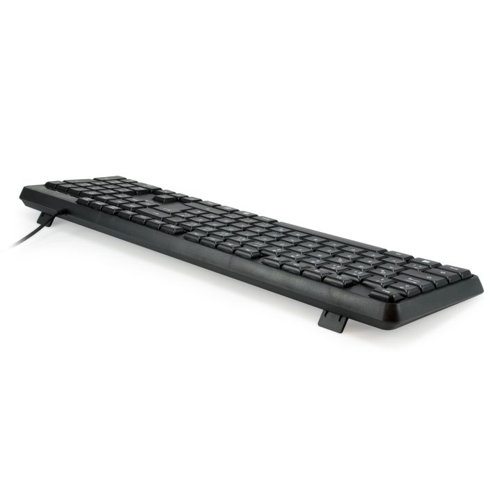 Equip 245211 Full-Size Office Keyboard USB QWERTY Spanish Black