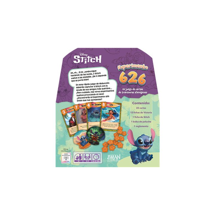 Asmodee Disney Stitch Experiment 626 (ZMGLLD0101ES)