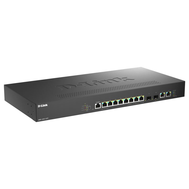 D-Link DMS-1250-12TP/E Managed 2.5G Ethernet (100/1000/2500) Power…