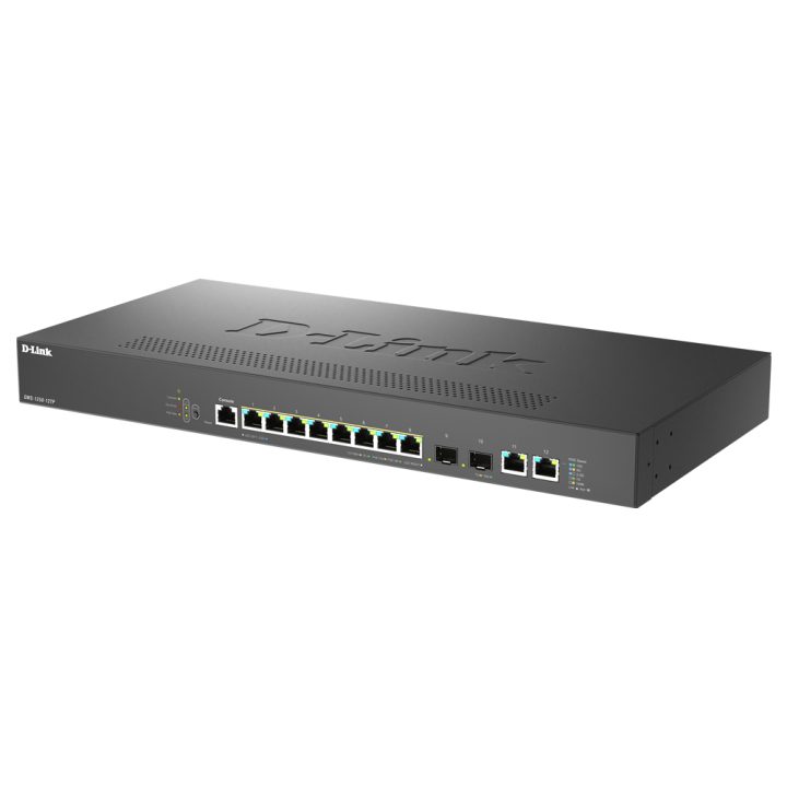 D-Link DMS-1250-12TP/E Managed 2.5G Ethernet (100/1000/2500) Power…
