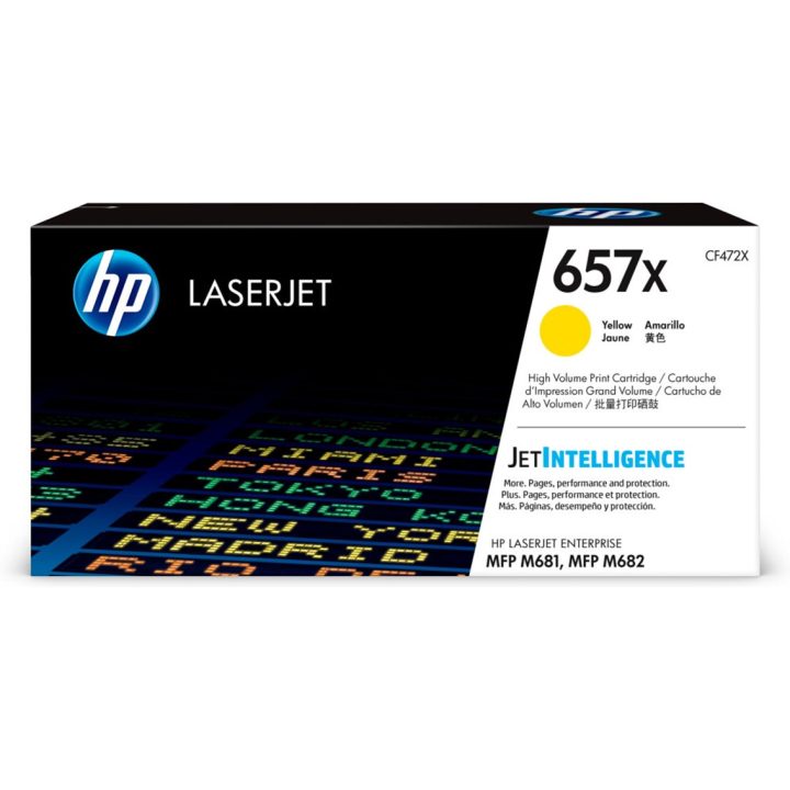 HP Original LaserJet 657X High Yield Yellow Toner Cartridge