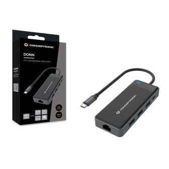 Conceptronic DONN14G base para portátil e replicador de portas Com…