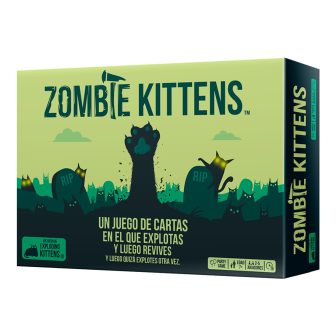 Asmodee Board Game Exploding Kittens Zombie Kittens Recommended Age…
