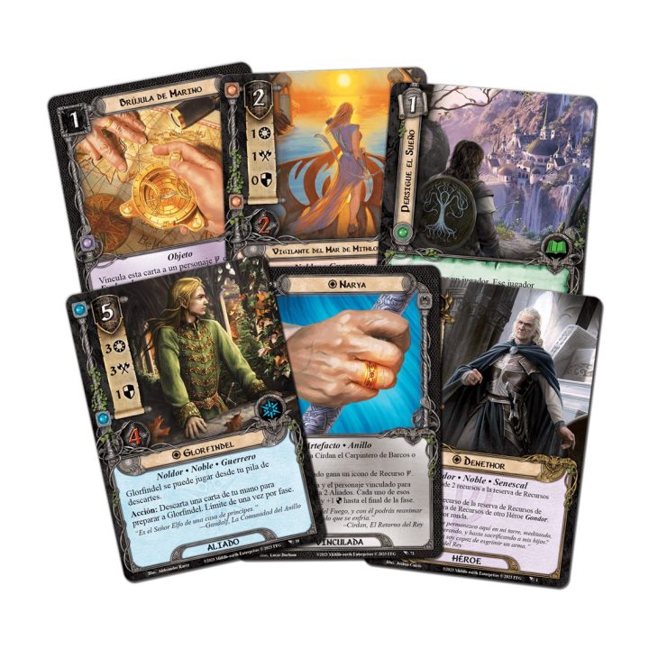 Asmodee Jogo de tabuleiro O Senhor dos Anéis jogo de cartas expansão…