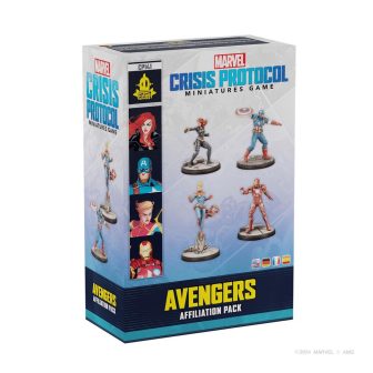 Asmodee Marvel Crisis Protocol Board Game Avengers Affiliation Pack…