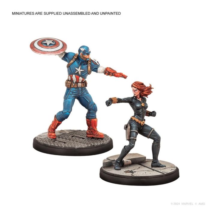 Asmodee Marvel Crisis Protocol Board Game Avengers Affiliation Pack…