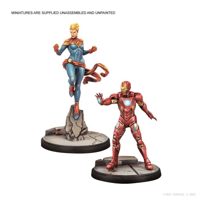 Asmodee Jogo de tabuleiro Marvel Crisis Protocol avengers affiliation…