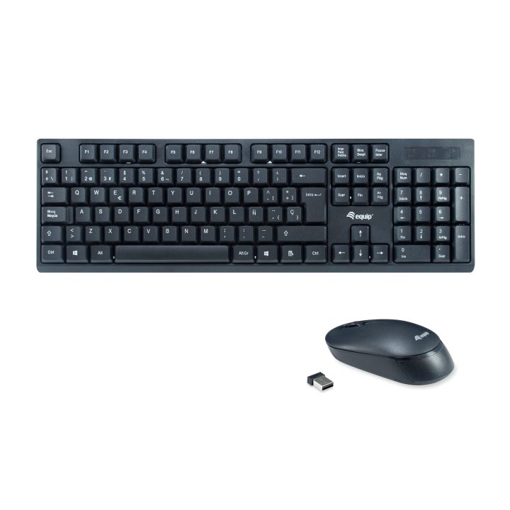 Equip 245221 teclado Ratón incluido Oficina RF inalámbrico QWERTY…