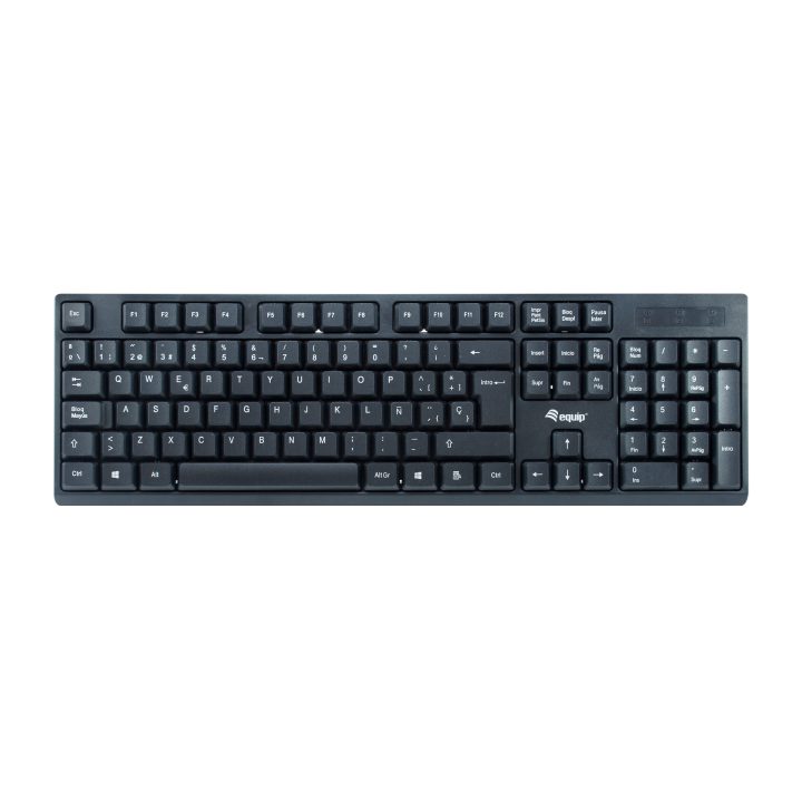 Equip 245221 teclado rato incluído escritório RF sem fios QWERTY…