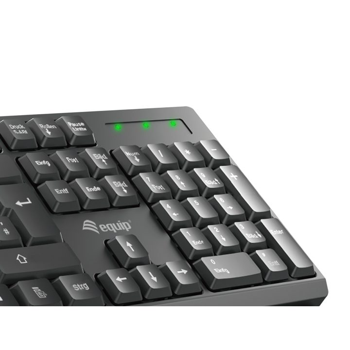 Equip 245221 Keyboard Mouse Included Office RF Wireless QWERTY…