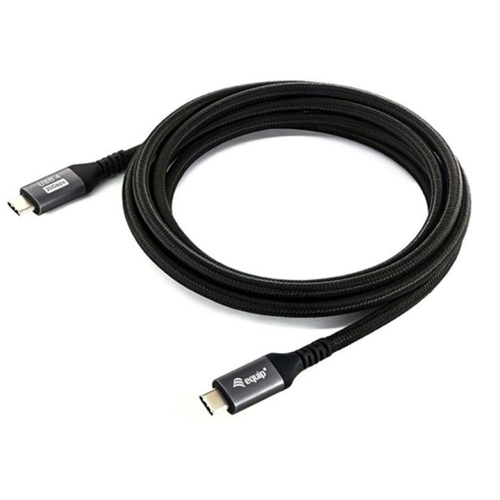Equip 128381 Cable USB 4 Gen 3 C a C, M/M, 1,2m, PD3.1 240W, 8K/60Hz…