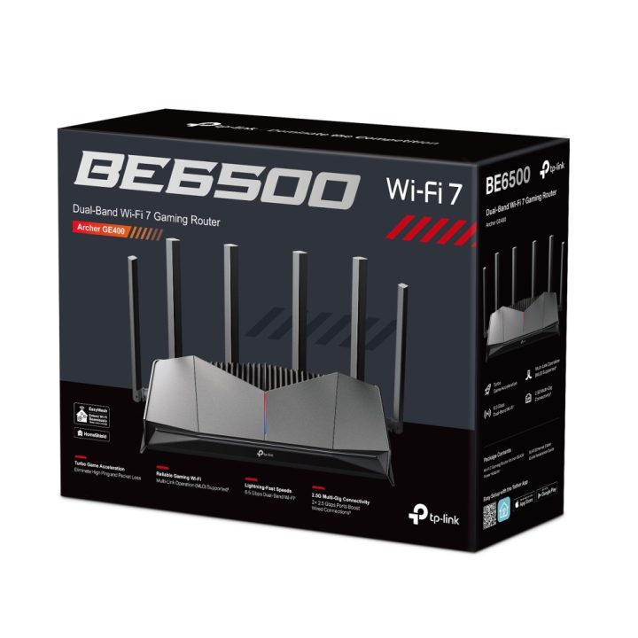 Router sem fios TP-Link Archer GE400 Ethernet Gigabit 2.5 Banda dupla…
