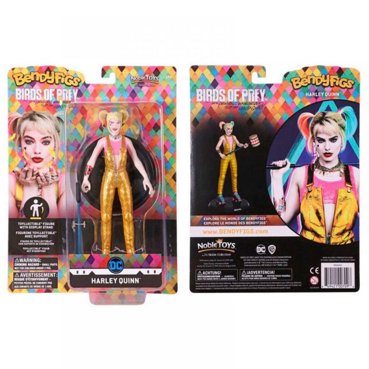 The Noble Collection Bendyfigs DC Comics Birds of Prey Harley Quinn…