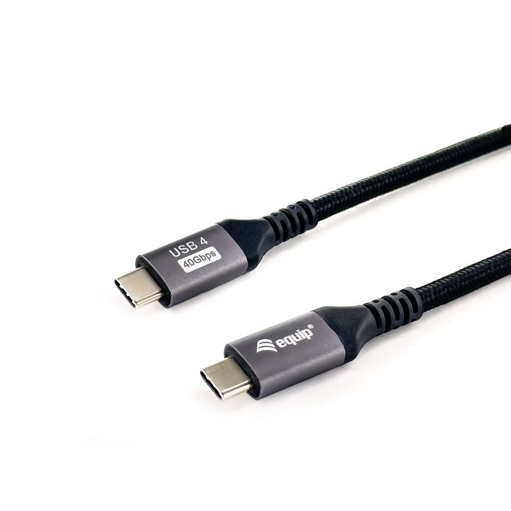 Equip 128381 Cable USB 4 Gen 3 C a C, M/M, 1,2m, PD3.1 240W, 8K/60Hz…