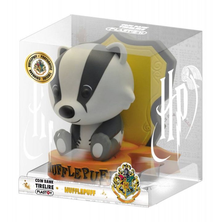 Figura hucha Plastoy Harry Potter casa hufflepuff tejon chibi