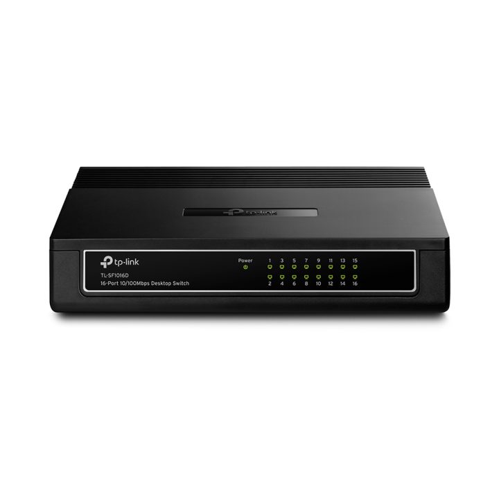 TP-Link TL-SF1016D Fast Ethernet (10/100) Switch Black