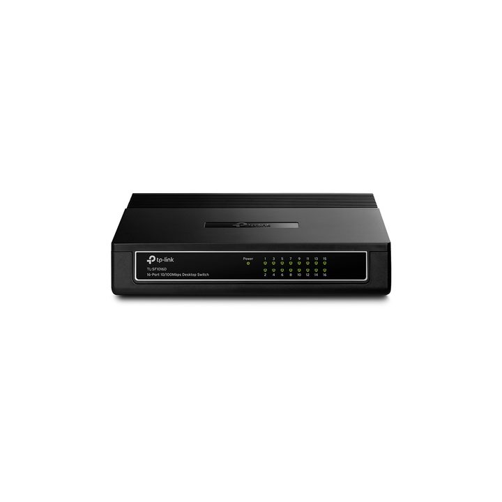 TP-Link TL-SF1016D switch Fast Ethernet (10/100) Preto