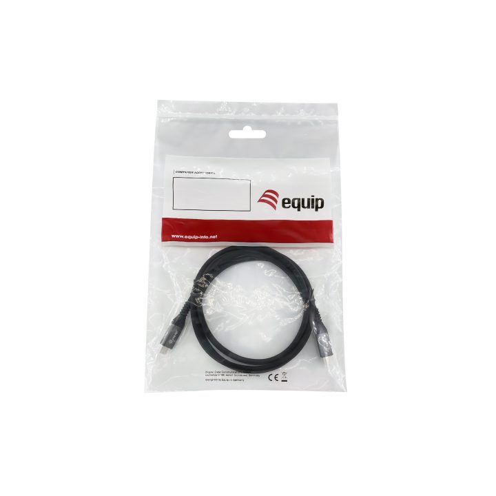 Equip 128381 Cable USB 4 Gen 3 C a C, M/M, 1,2m, PD3.1 240W, 8K/60Hz…