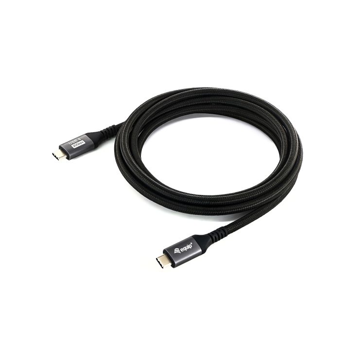 Equip 128382 USB4 Gen 2x2 C to C Cable, M/M, 2.0 m, PD 100 W, 4K/60…