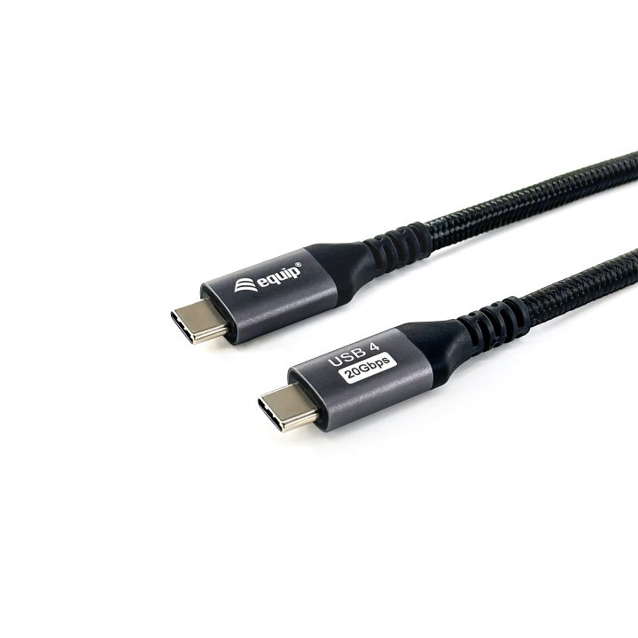 Equip 128382 USB4 Gen 2x2 C to C Cable, M/M, 2.0 m, PD 100 W, 4K/60…