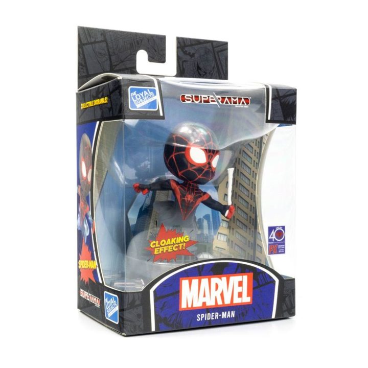 The Loyal Subjects Superama Spider-Man (Mini Morales) Mini Diorama…