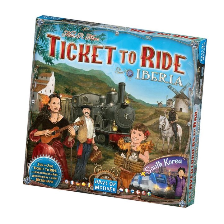 Asmodee Jogo de mesa Aventureros al Tren! Ibéria e Coreia do Sul…
