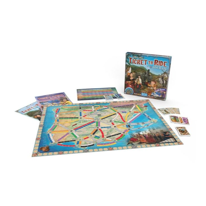 Asmodee Jogo de mesa Aventureros al Tren! Ibéria e Coreia do Sul…