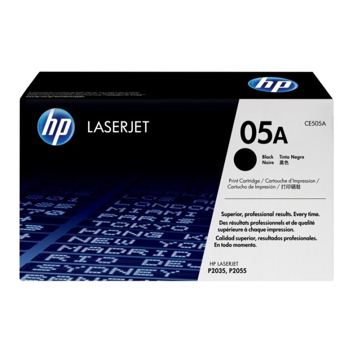 HP Cartucho de toner original LaserJet 05A preto