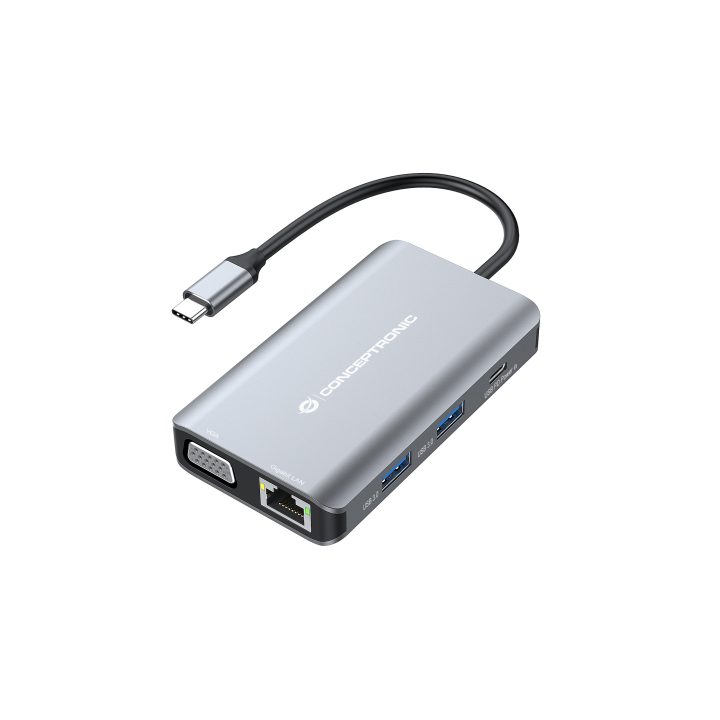 Conceptronic DONN21G base para portátil e replicador de portas Com…