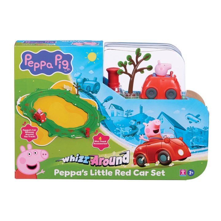 Bandai Red Peppa Pig Red Car Track Set (COP8343)