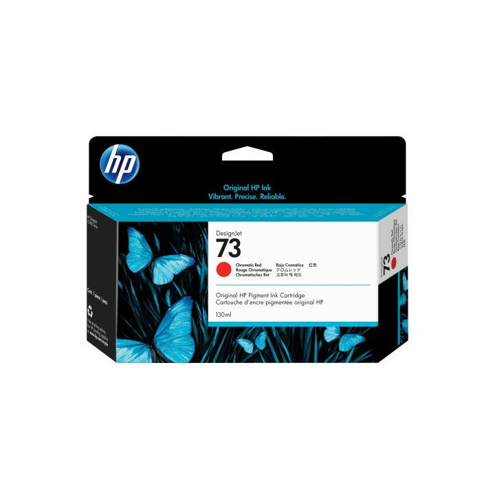 HP Cartucho de tinta DesignJet 73 vermelho cromático de 130 ml