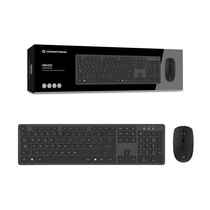 Conceptronic ORAZIO01ES teclado Ratón incluido Oficina RF inalámbrico…