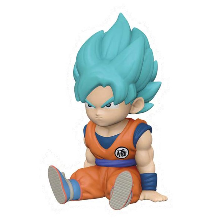Figura hucha Plastoy dragon ball super saiyan blue son goku (00080119)