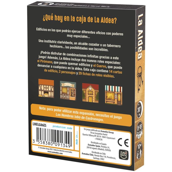 Asmodee Jogo de mesa Lobos de Castronegro: A Aldeia PEGI 10…
