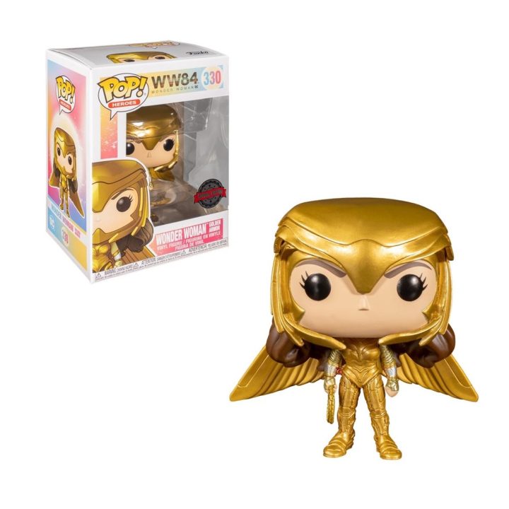 Funko Pop! DC – Wonder Woman 1984 Wonder Woman Traje Dourado Asas…