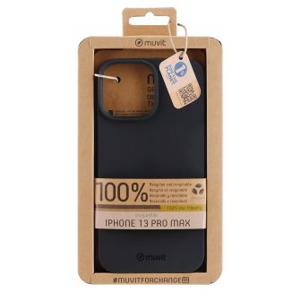 Capa Muvit recycletek para Apple iPhone 13 pro max preta (MCCRS0164)