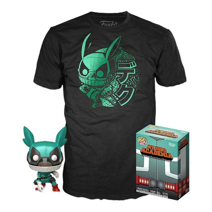 Pop & tee My Hero Academia Deku com capacete (full mech suit) Funko +…