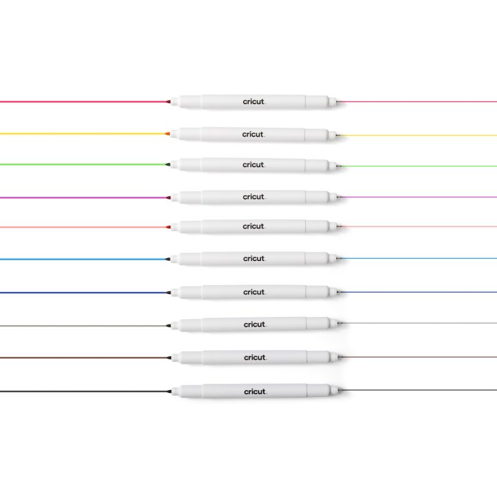 Cricut rotuladores de doble punta, set ultimate (20 uds.) + adaptador…