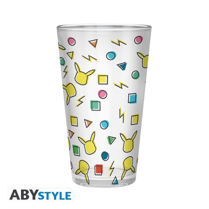 Abystyle Pokémon Pikachu Pattern Glass 400ml (ABYVER211)