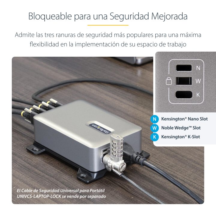 StarTech.com 4-Port USB-C Charger - 240W Total - 140W EPR Port - PD…