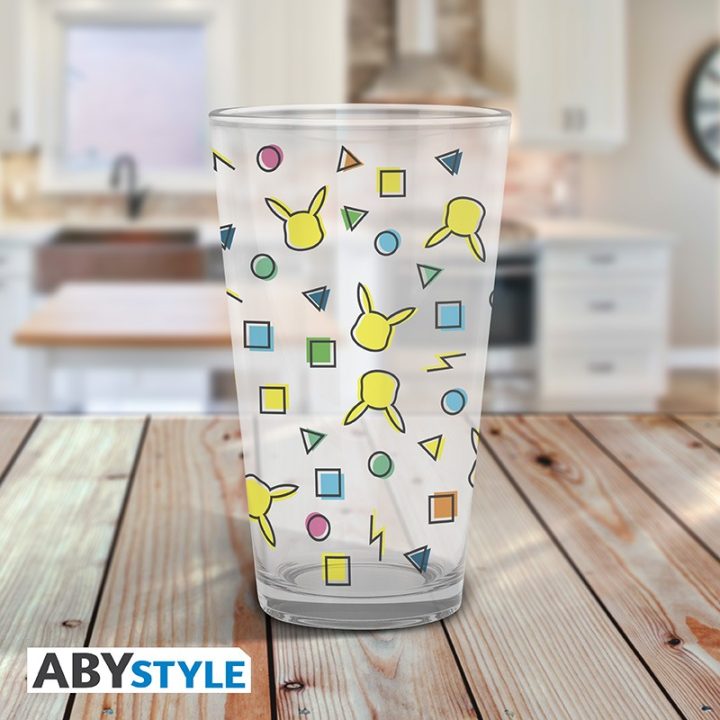 Abystyle Pokémon Pikachu Pattern Glass 400ml (ABYVER211)