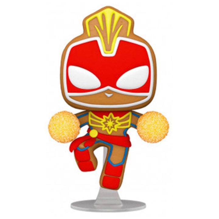 Funko Pop! Marvel – Navidad Galleta Jengibre Capitana Marvel