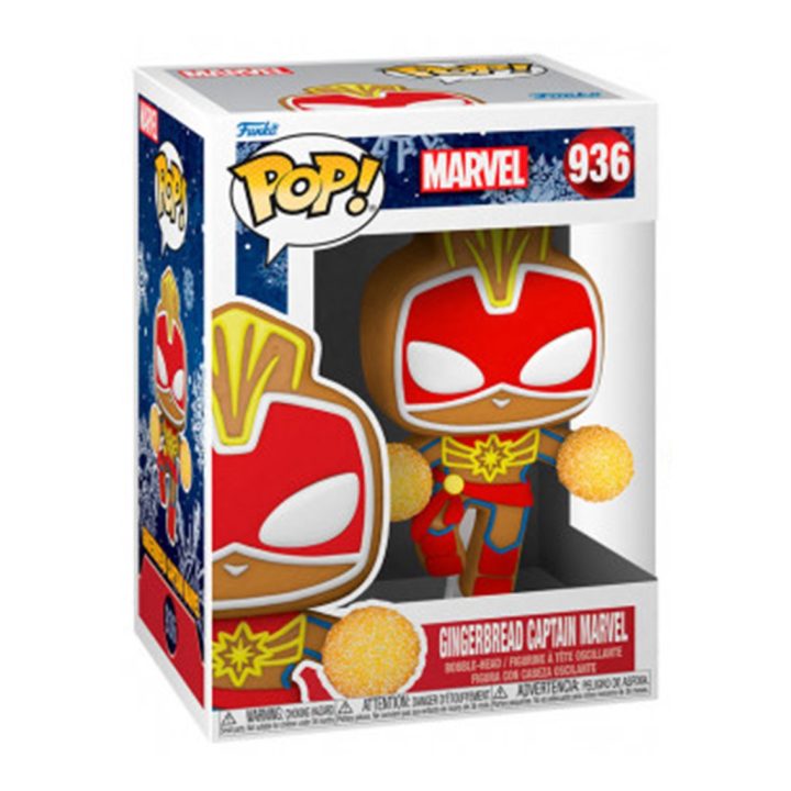 Funko Pop! Marvel – Captain Marvel Gingerbread Christmas