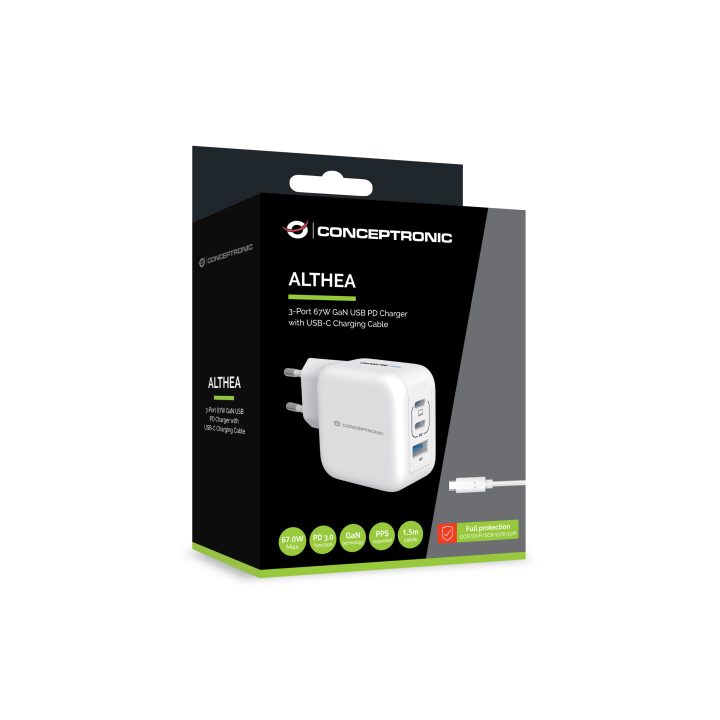Conceptronic ALTHEA17W cargador de dispositivo móvil Universal Blanco…